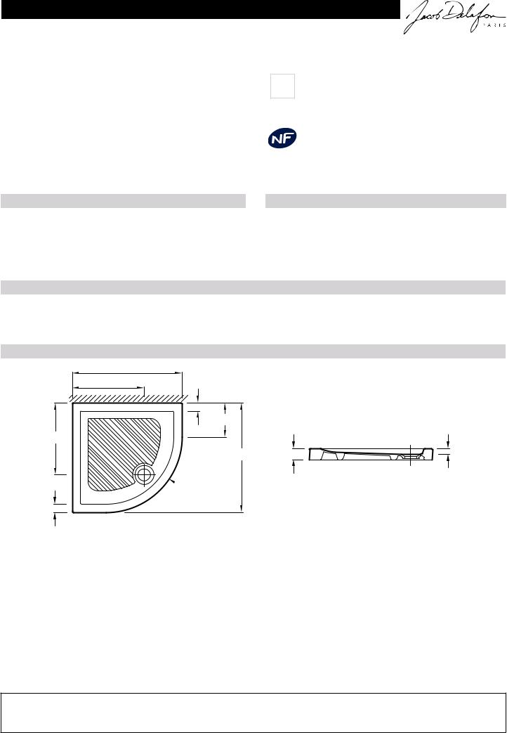 Jacob Delafon KYREO EN106-00 Datasheet