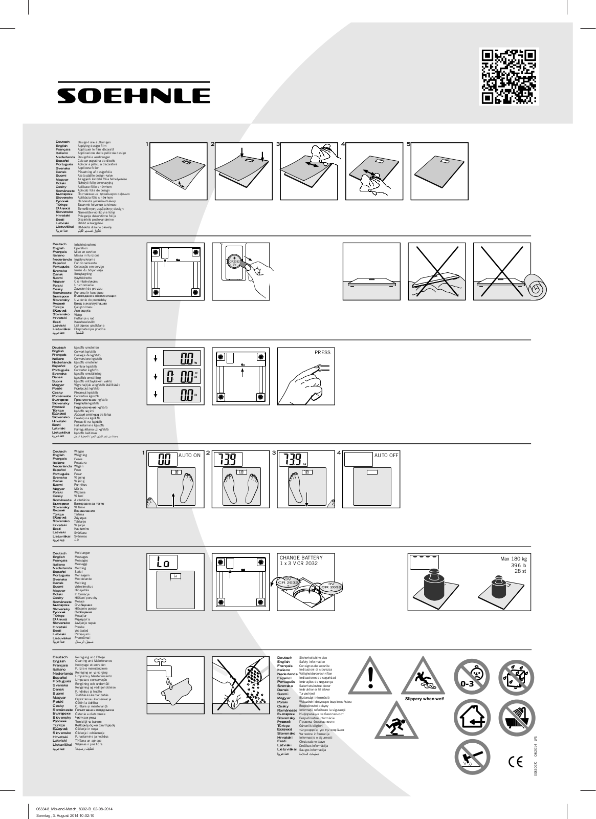 Soehnle Mix&Match operation manual