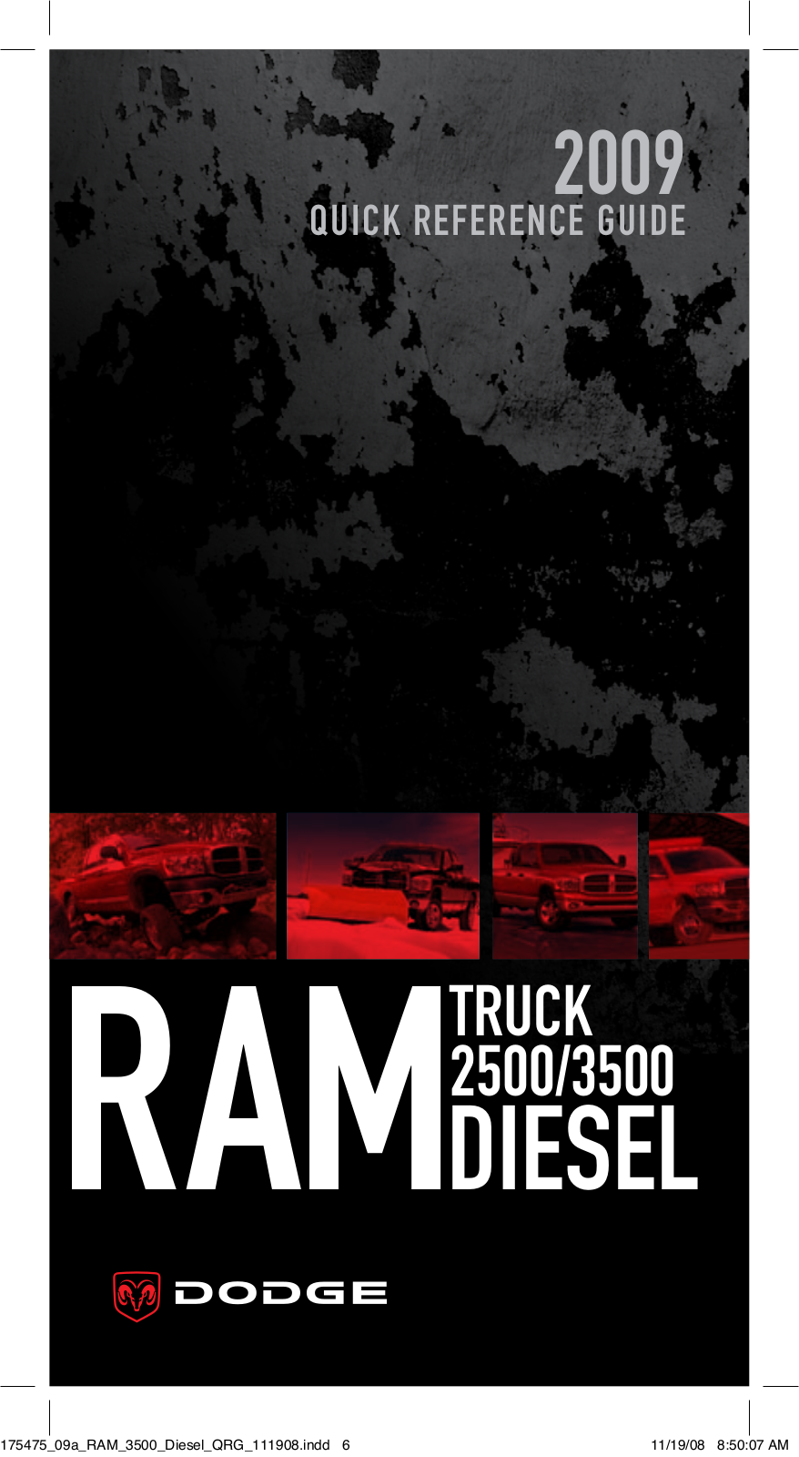 RAM 3500 Diesel, 2500 Diesel 2009 Owner's Manual