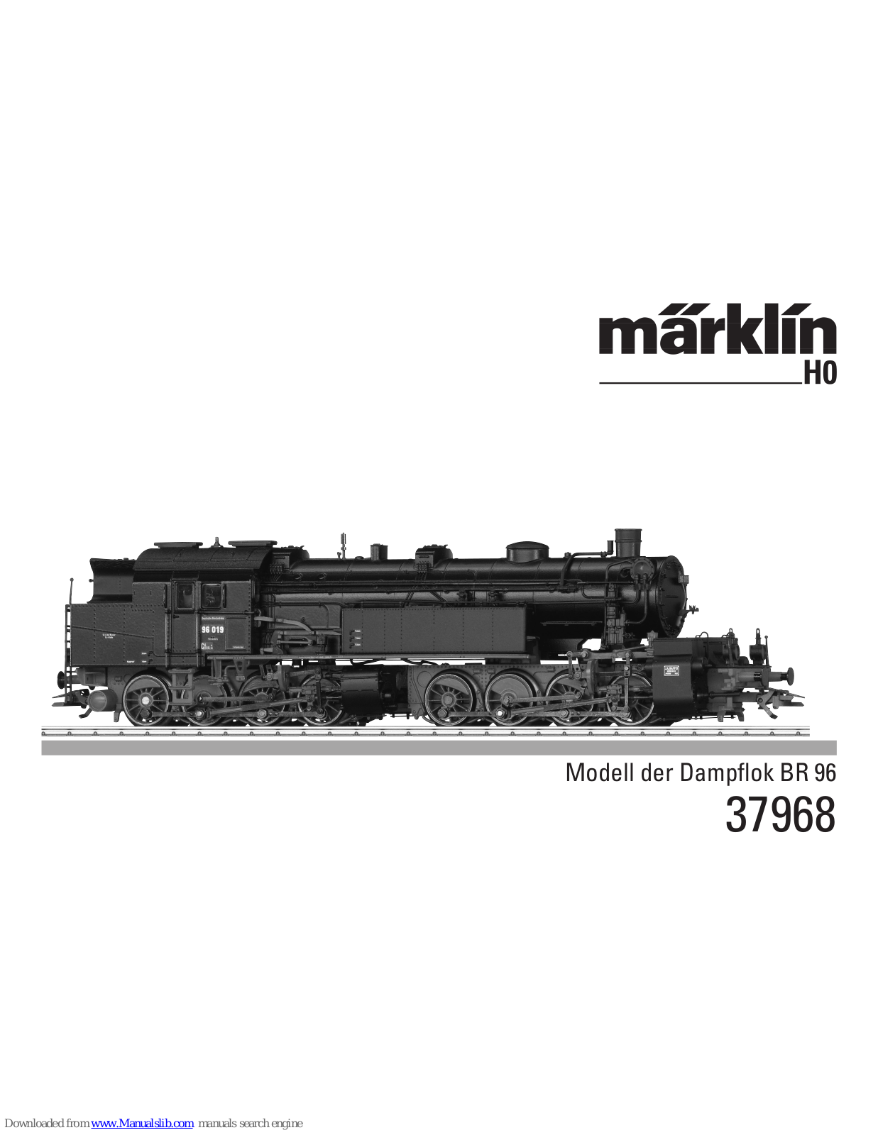 marklin 37968, 37960 User Manual - ManualMachine.com