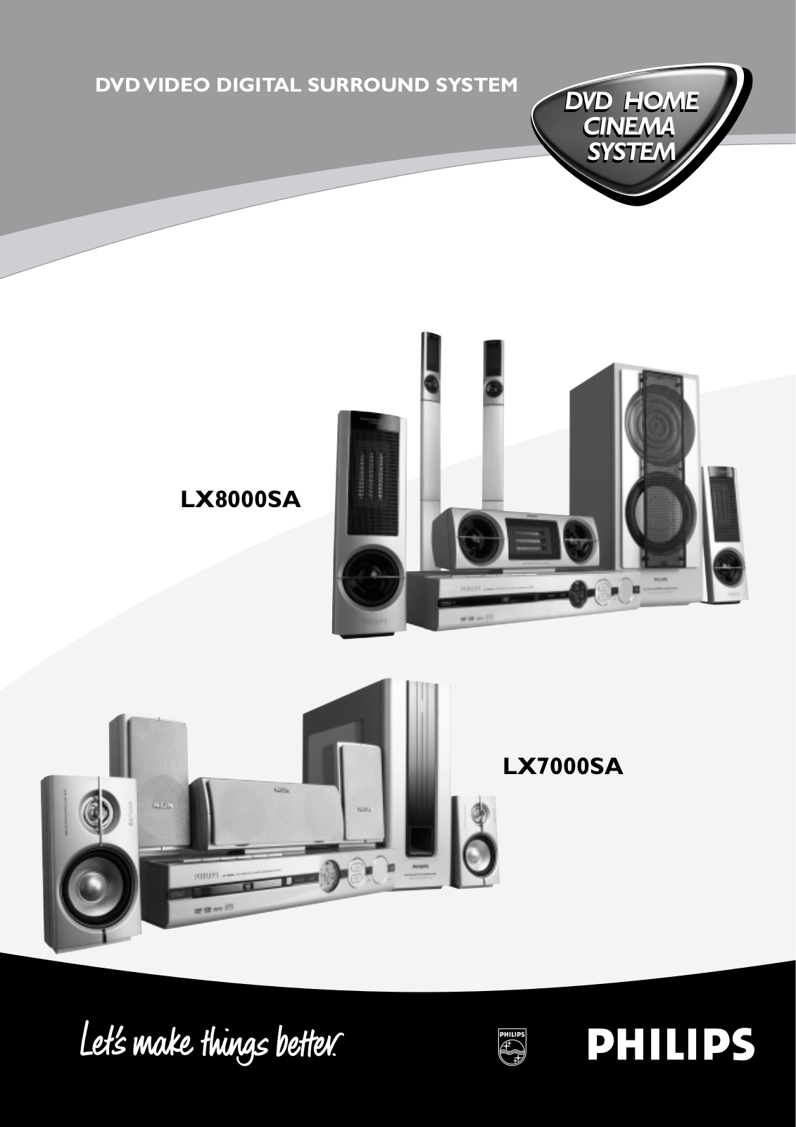 Philips LX8000SA, LX7000SA User Manual