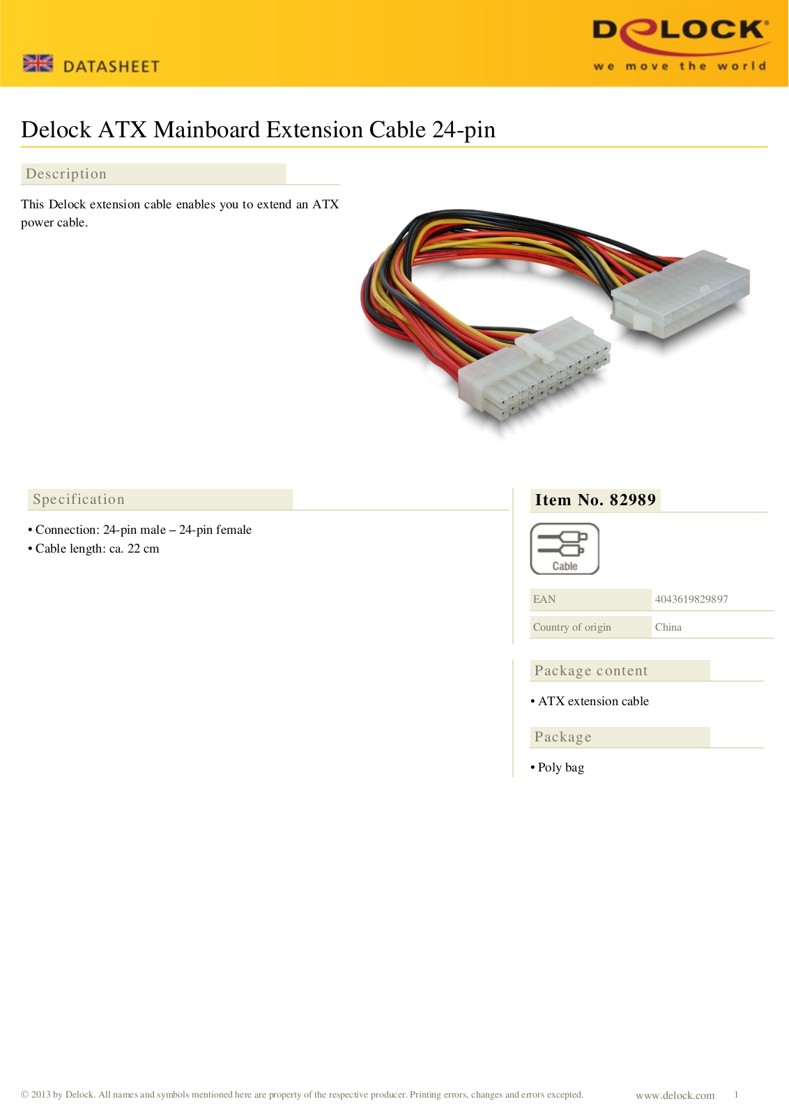 DeLOCK 82989 User Manual