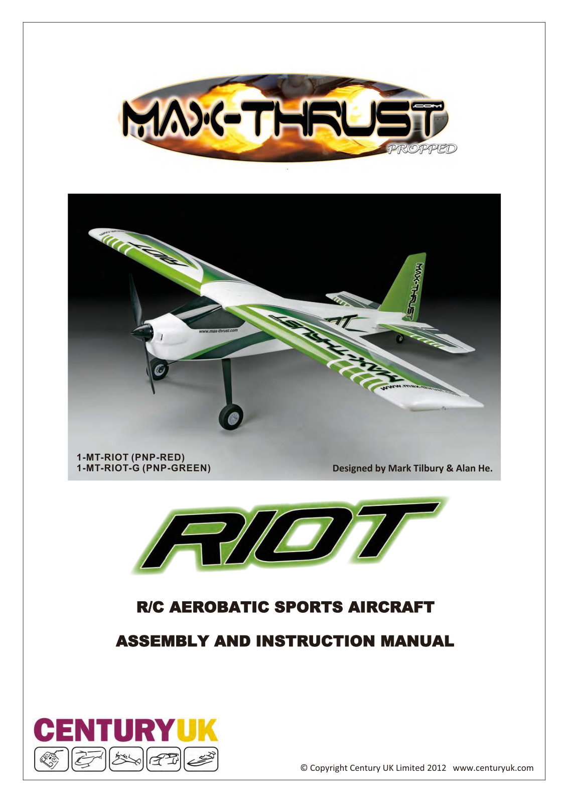 Max-Thrust Riot V2 User guide - ManualMachine.com