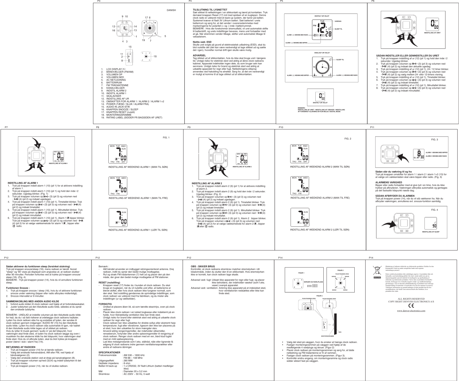 Denver CR-515 User Manual