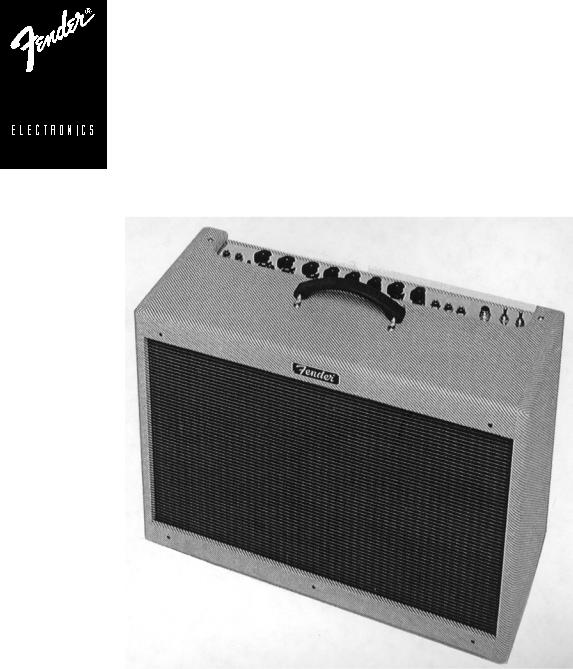 Fender Blues-Deluxe-SM Service Manual