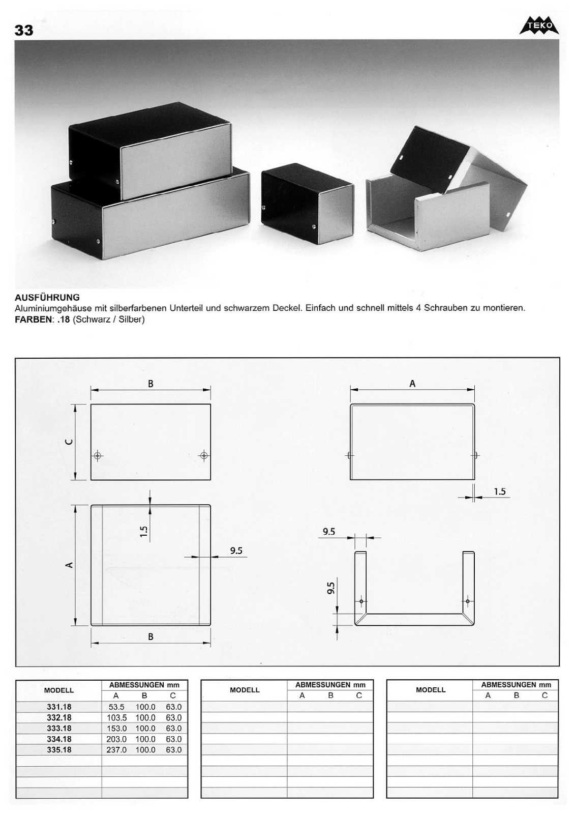 TEKO 332 Datasheet - ManualMachine.com
