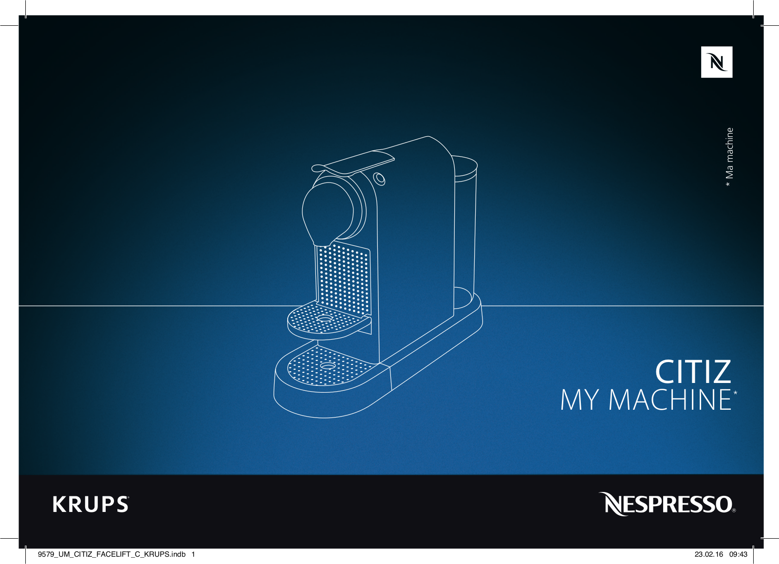 Krups XN740510, XN740B10 User Manual