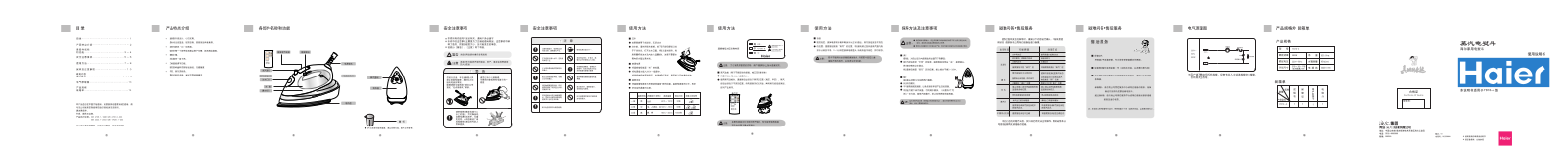 Haier YD10-A User Manual