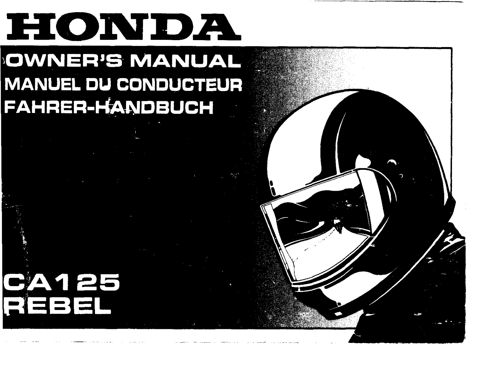 HONDA CA REBEL User Manual