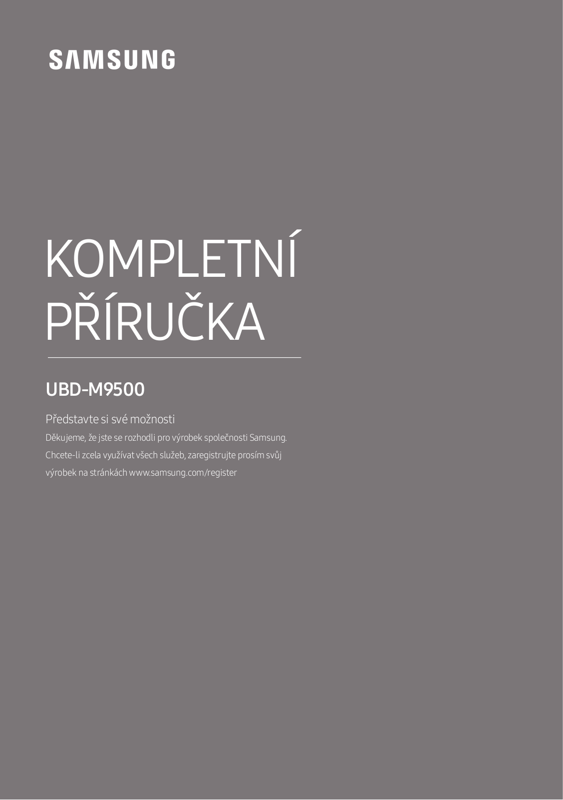 Samsung UBD-M9500 User Manual