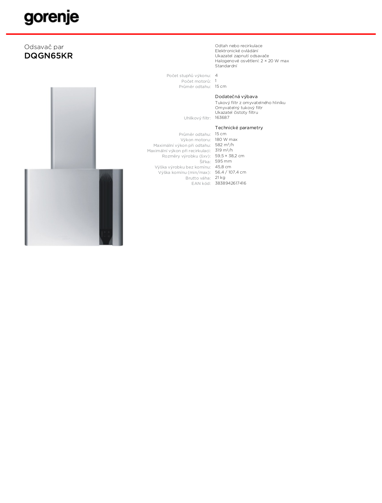 Gorenje DQGN65KR BROCHURE