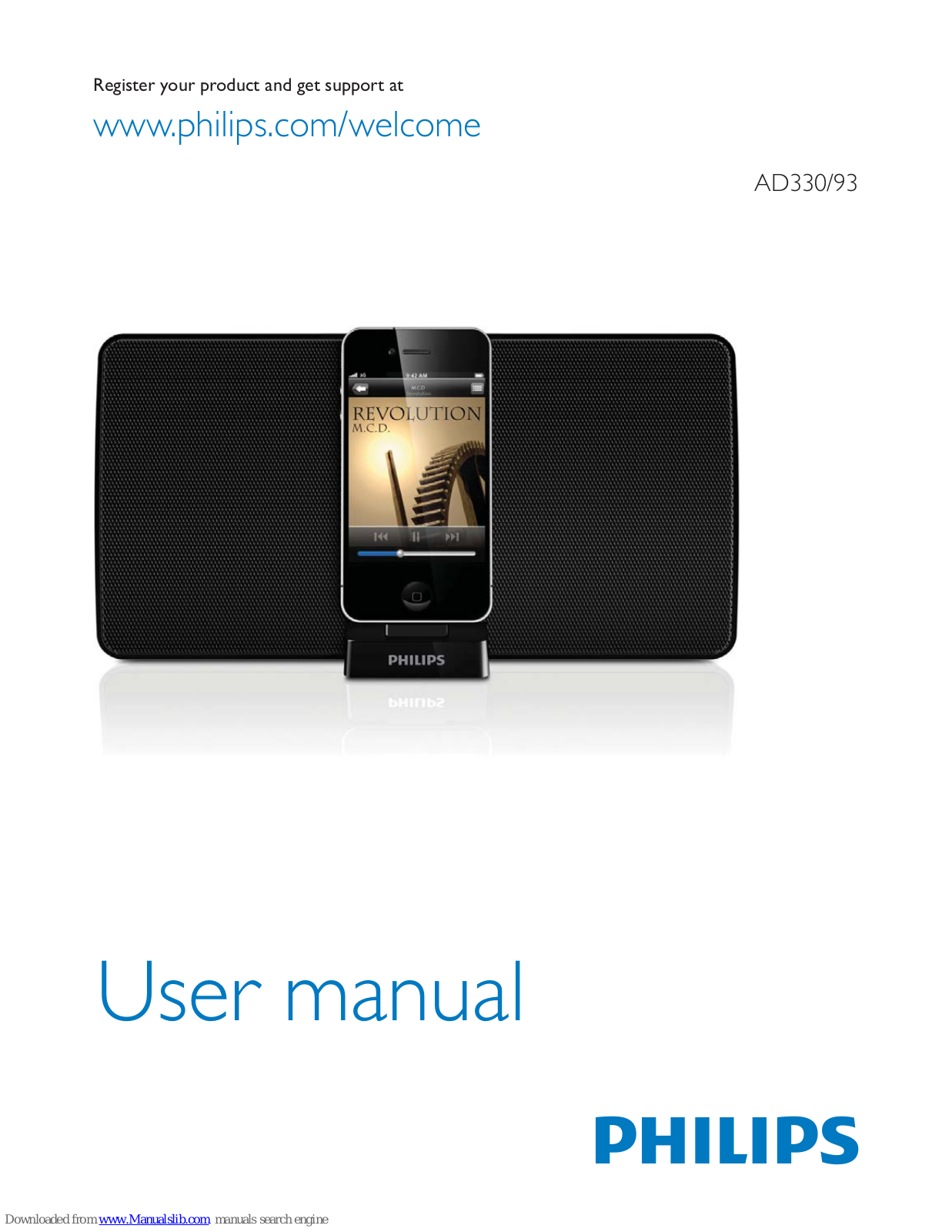 Philips AD330/93 User Manual