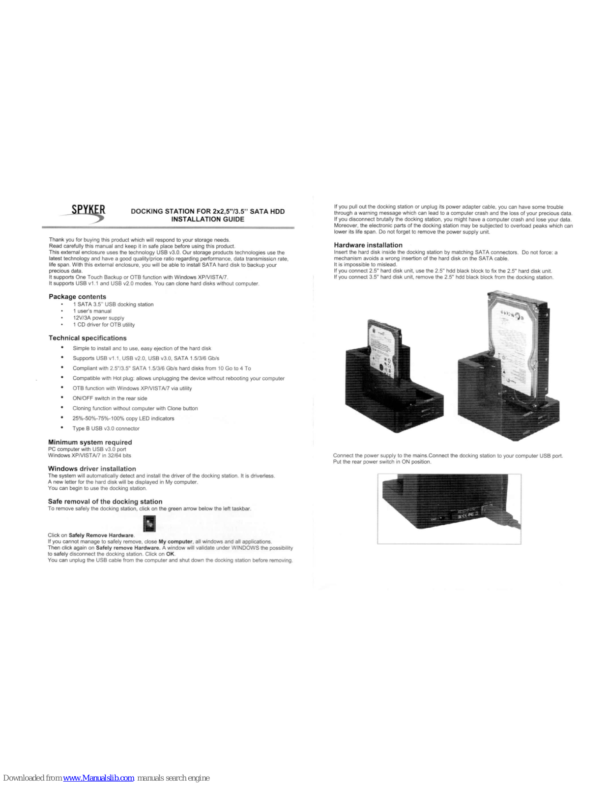 Syba CL-ENC50060 Installation Manual