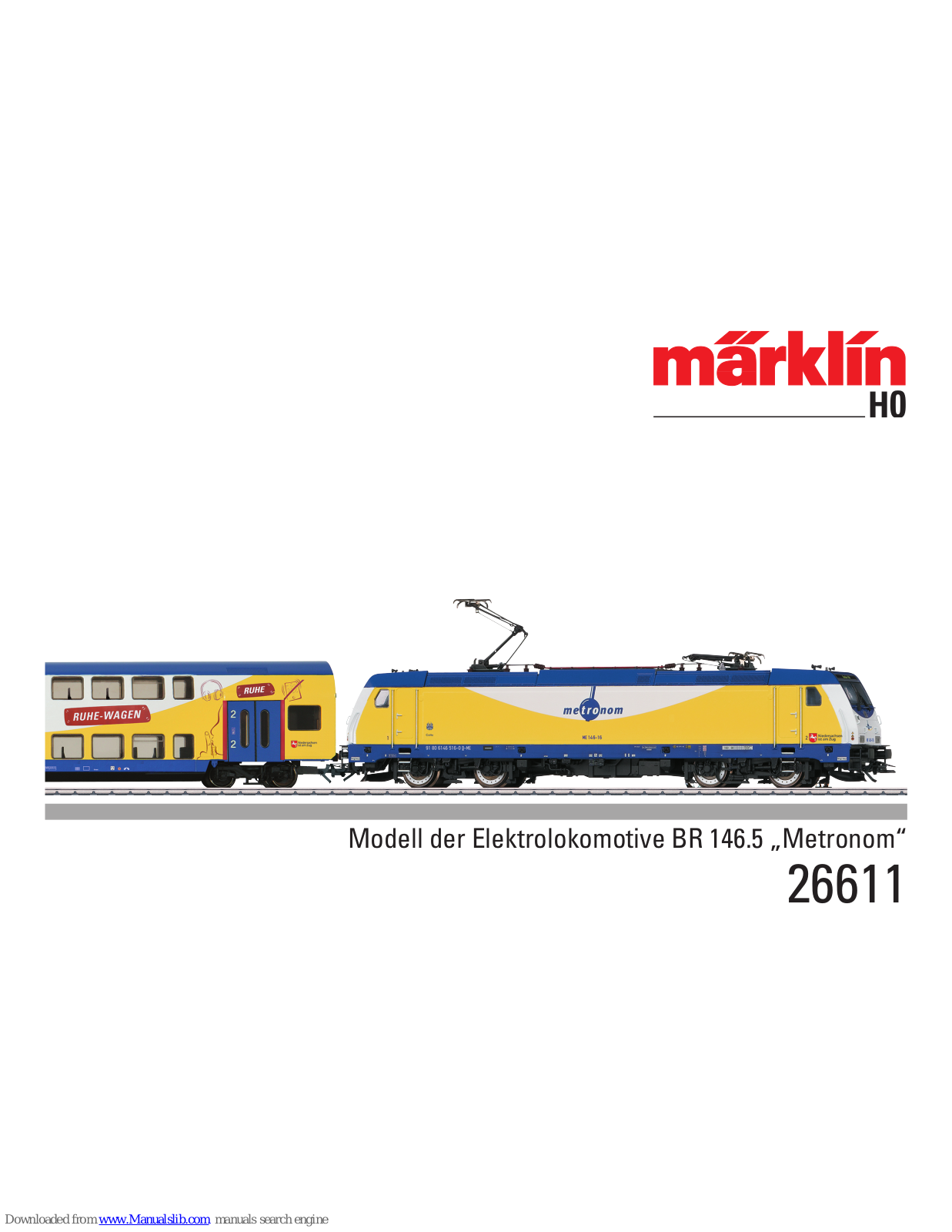 marklin 26611 User Manual