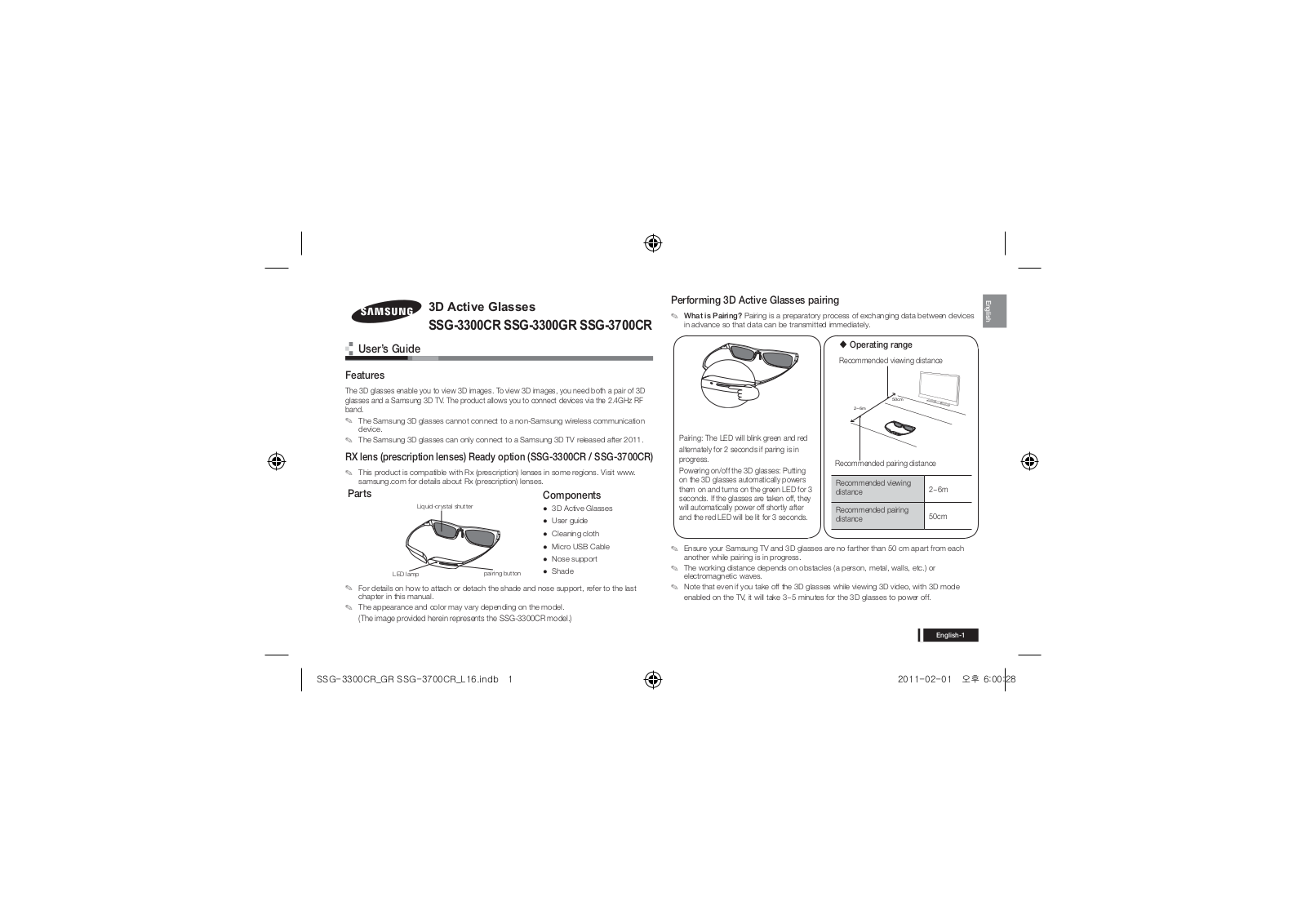 Samsung SSG3700 Users Manual