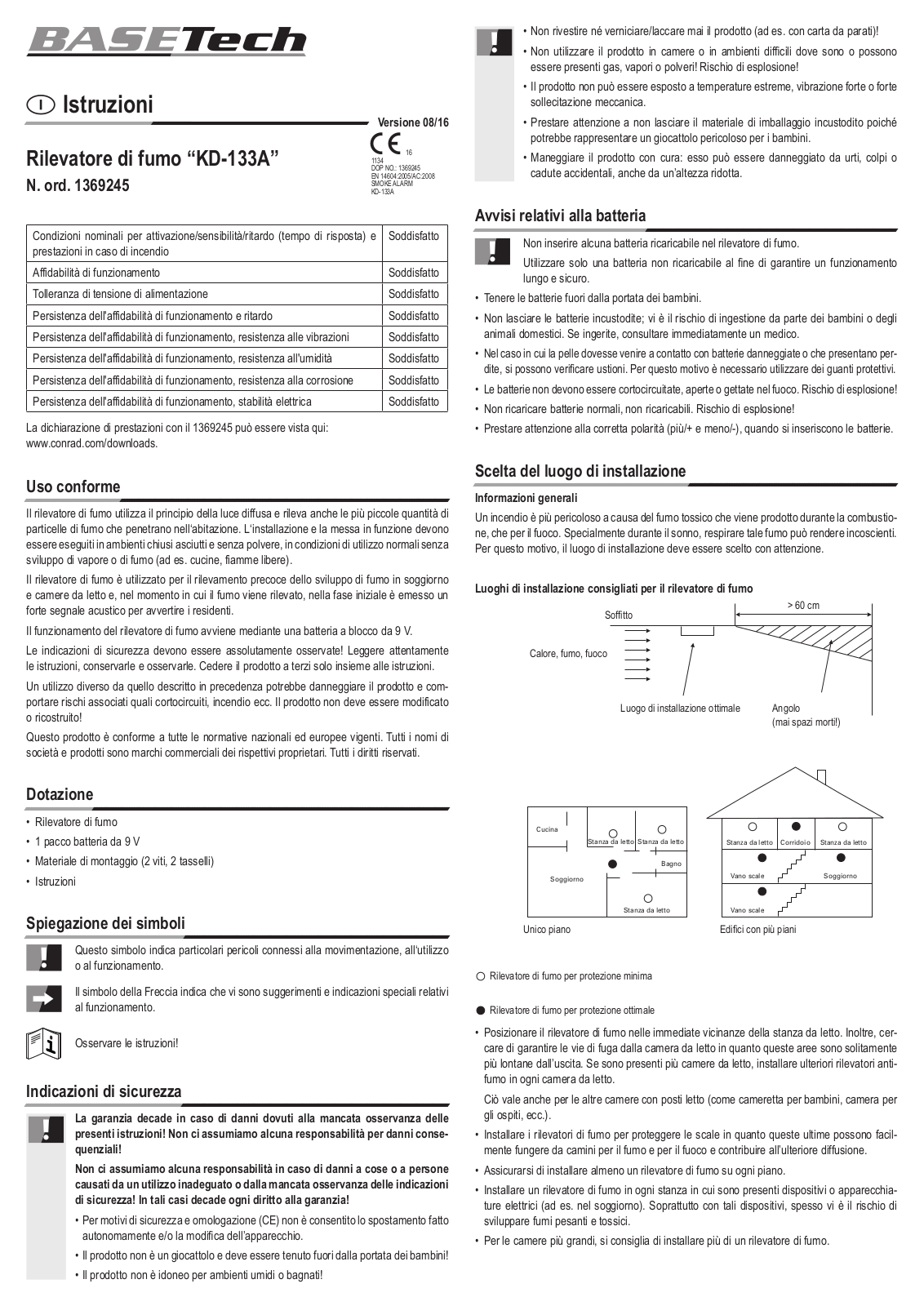 Basetech 1369245 User guide