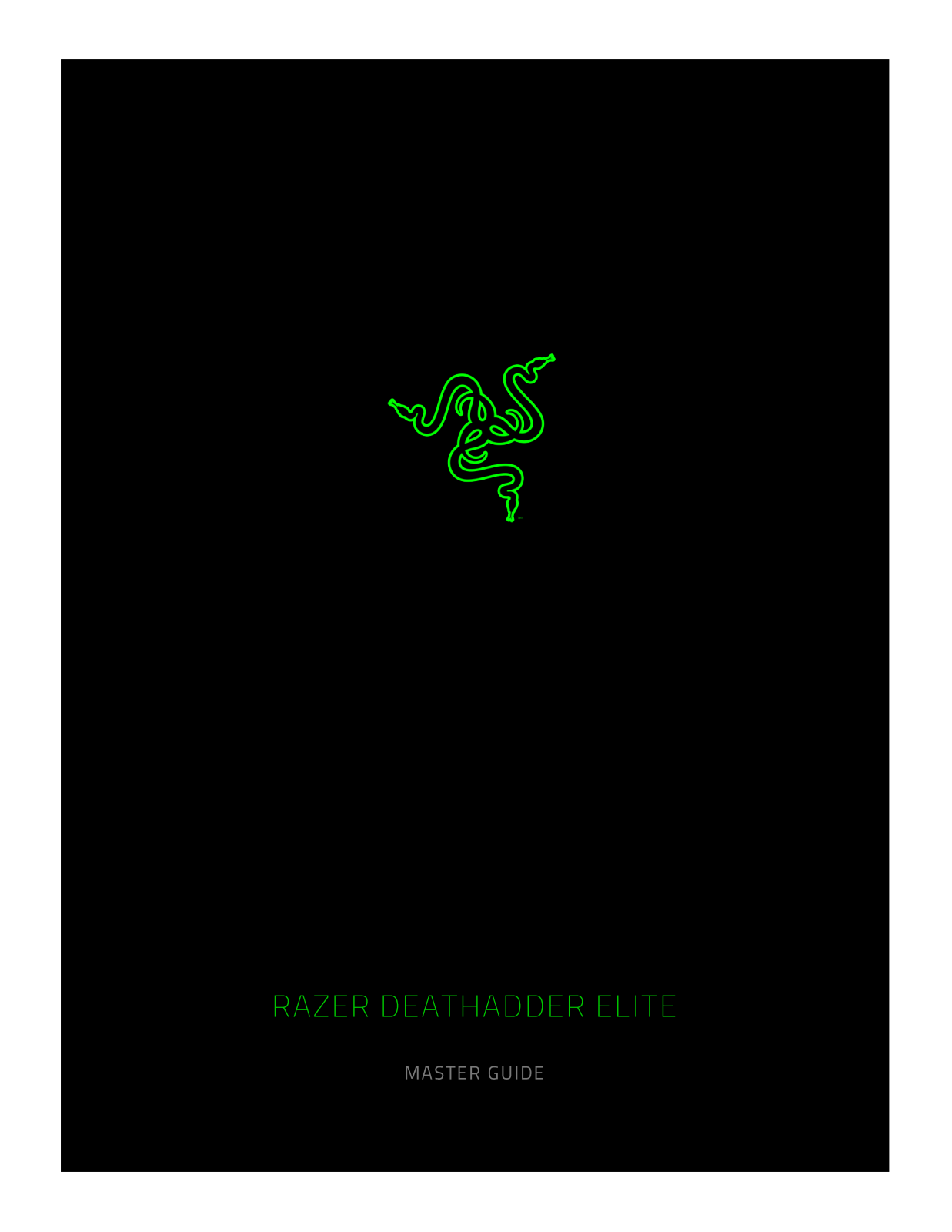 RAZER DEATHADDER ELITE User Manual