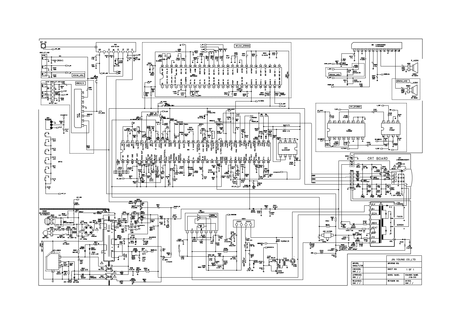 HITACHI JYM510 Diagram