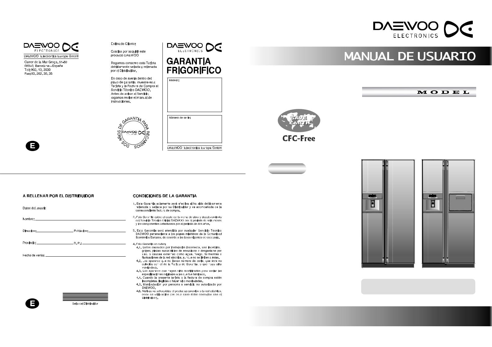 Daewoo FRS-T20 series User Manual