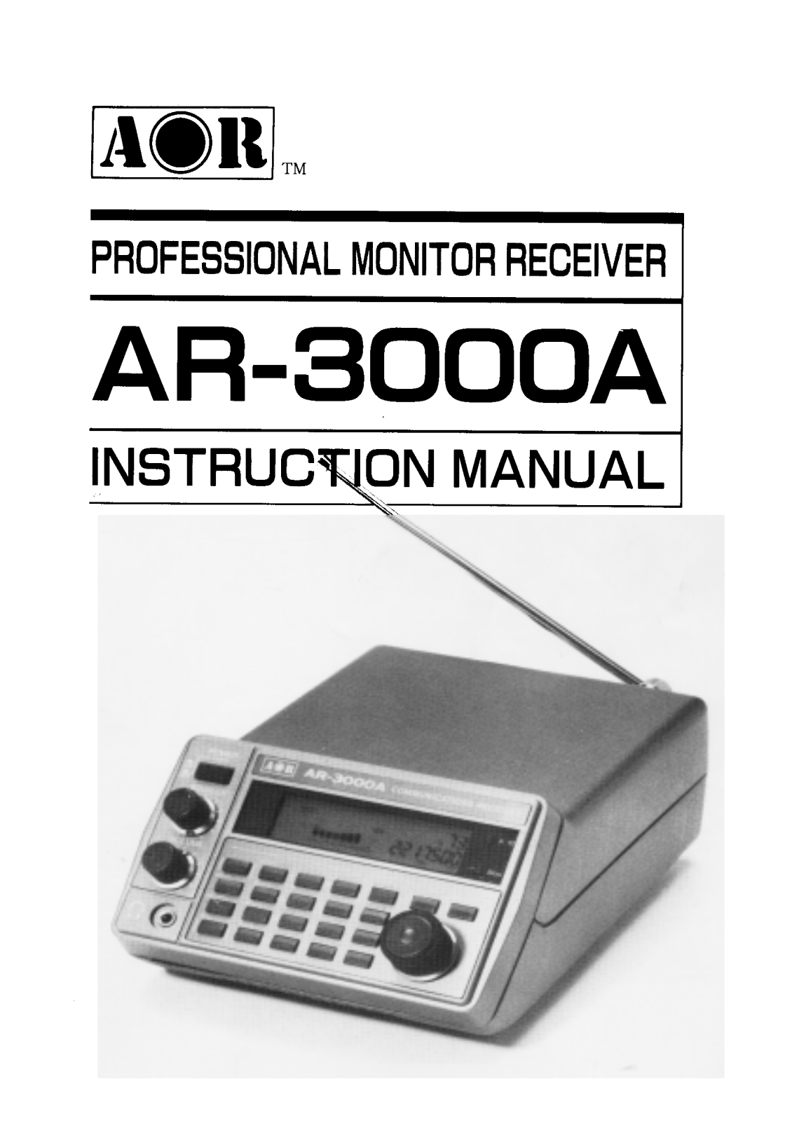 AOR AR3000A User Guide