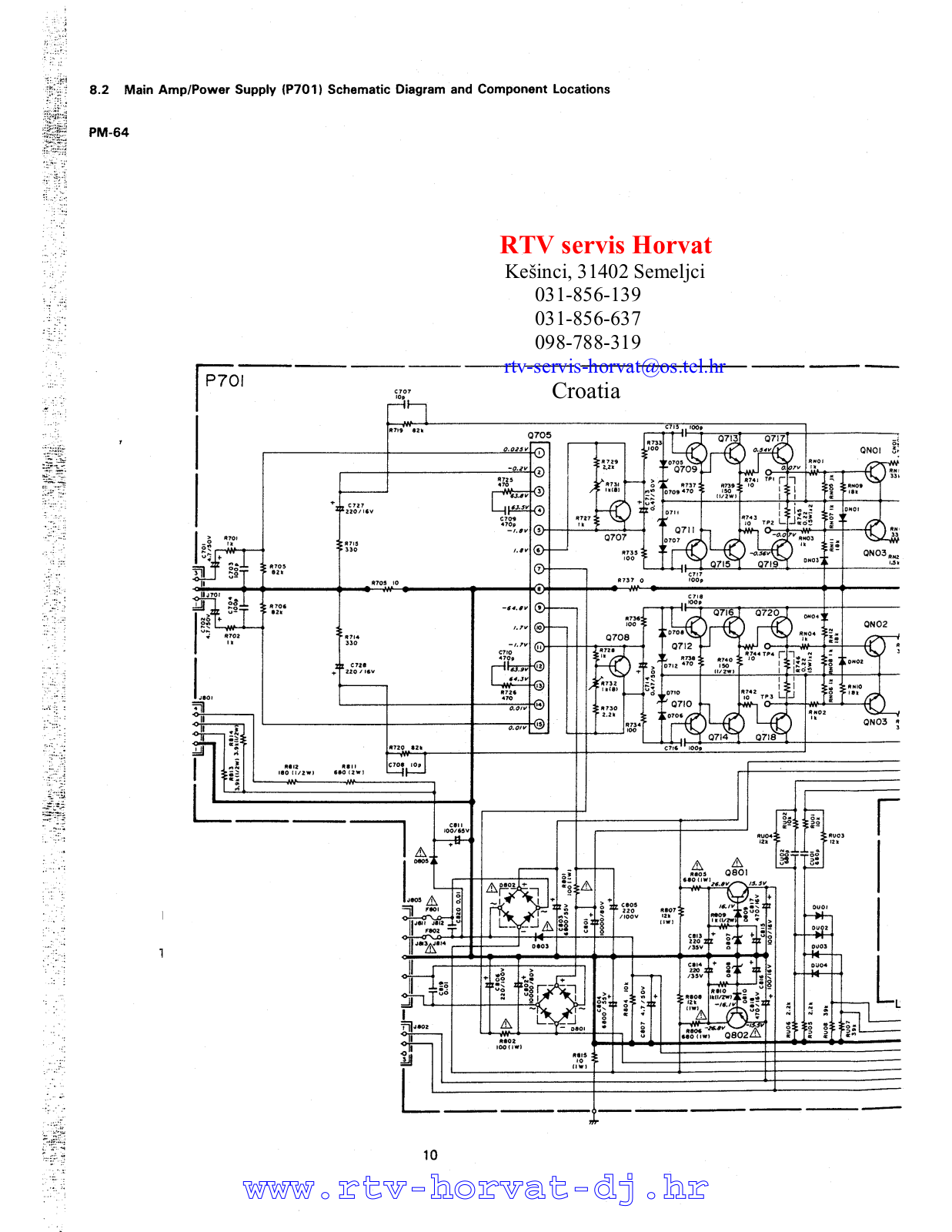 Marantz PM-64 Schematic