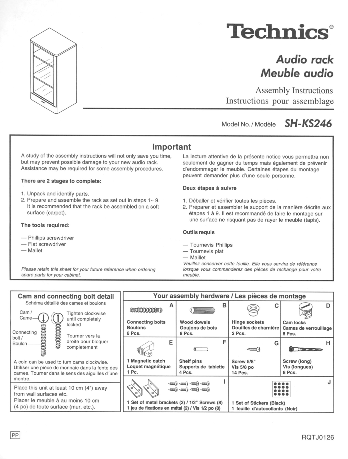 Technics SH-KS246 User Manual