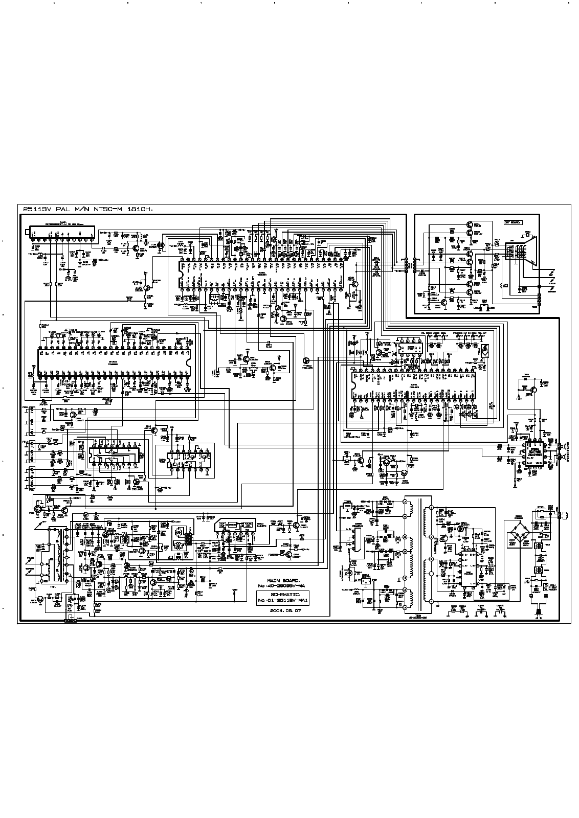 TELSTAR CTV-2518 Schematic