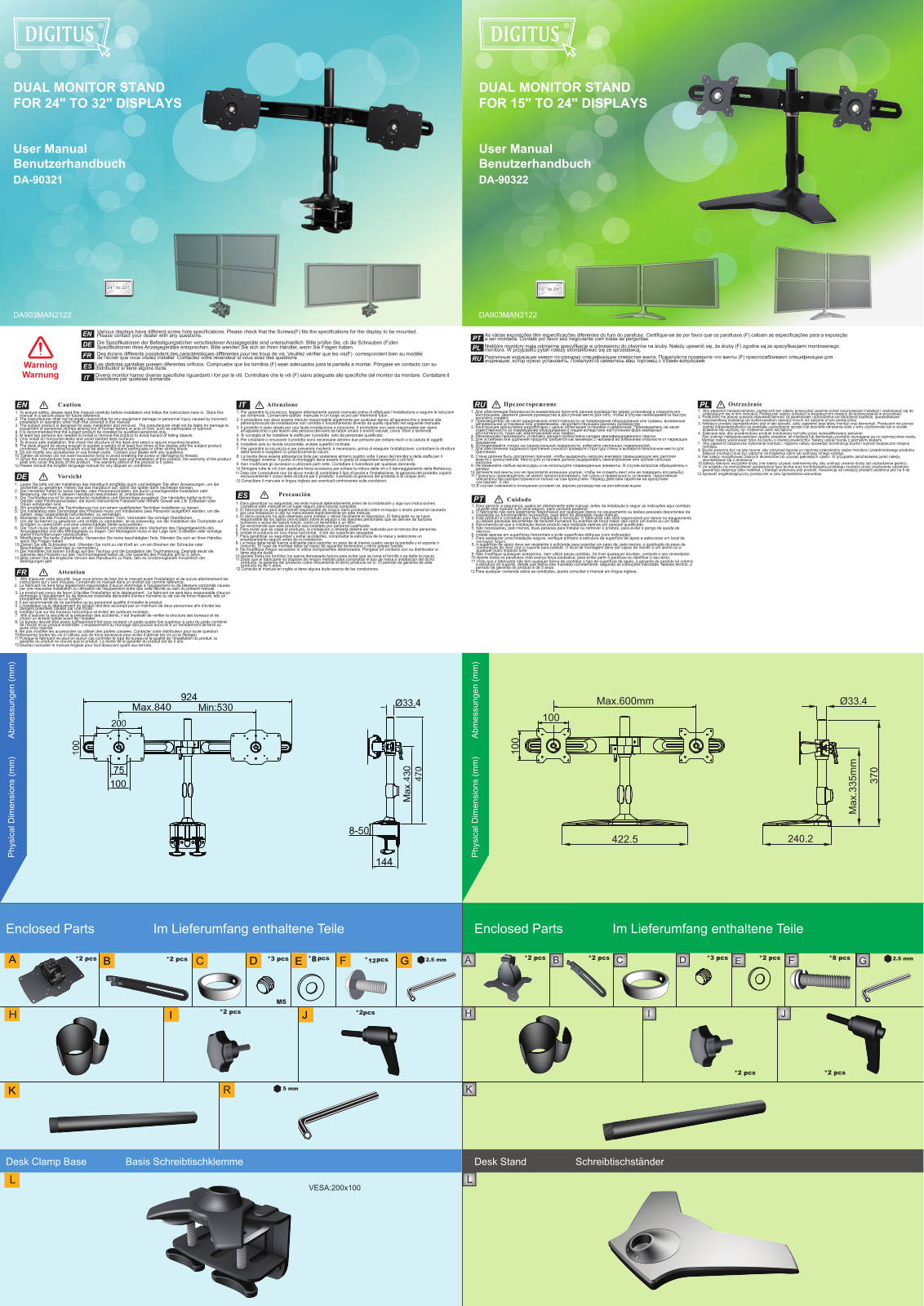 Digitus DA-90322, DA-90321 User Manual