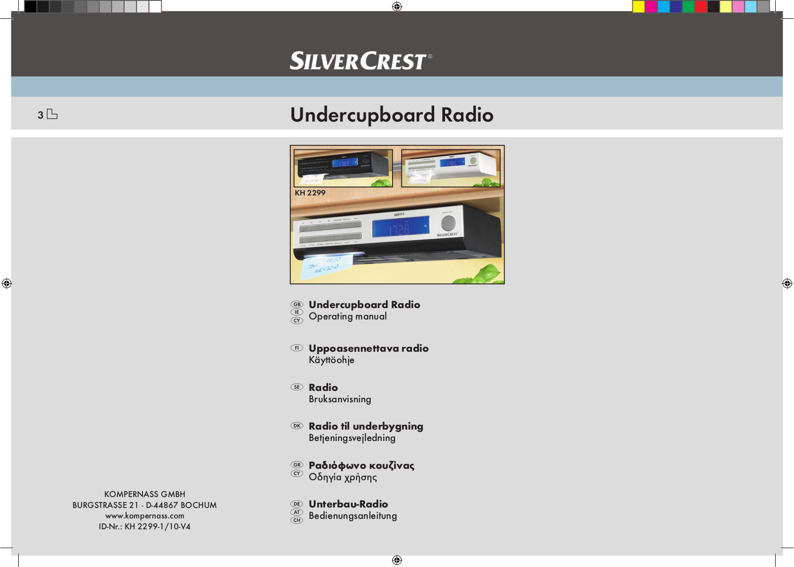 Silvercrest KH 2299 Operating instructions