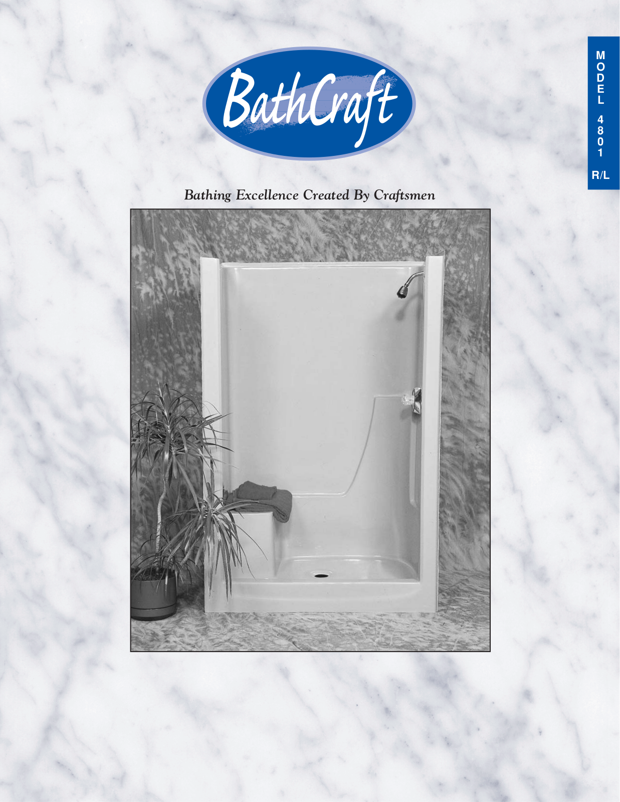 Bathcraft 4801R, 4801L User Manual