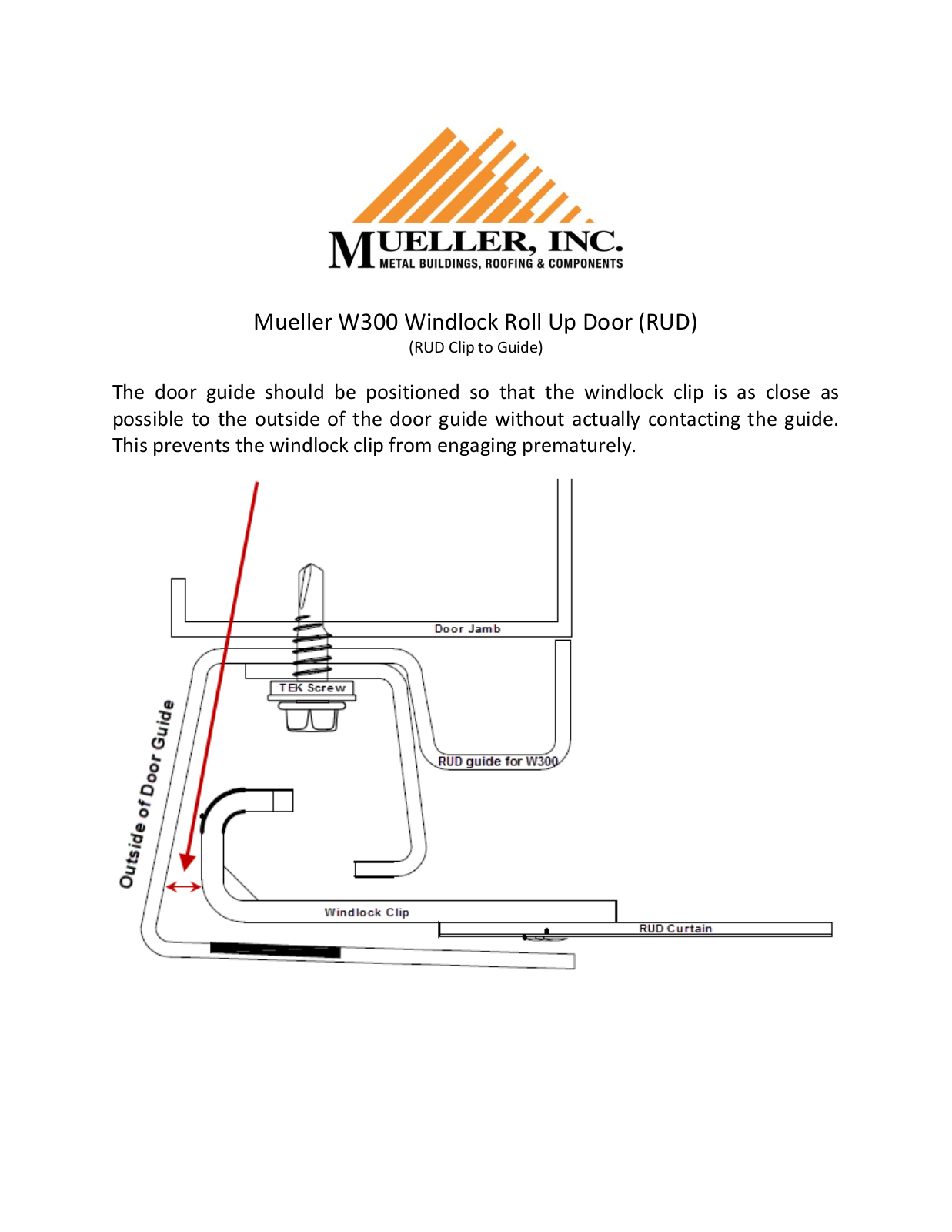 Mueller W300 User Manual