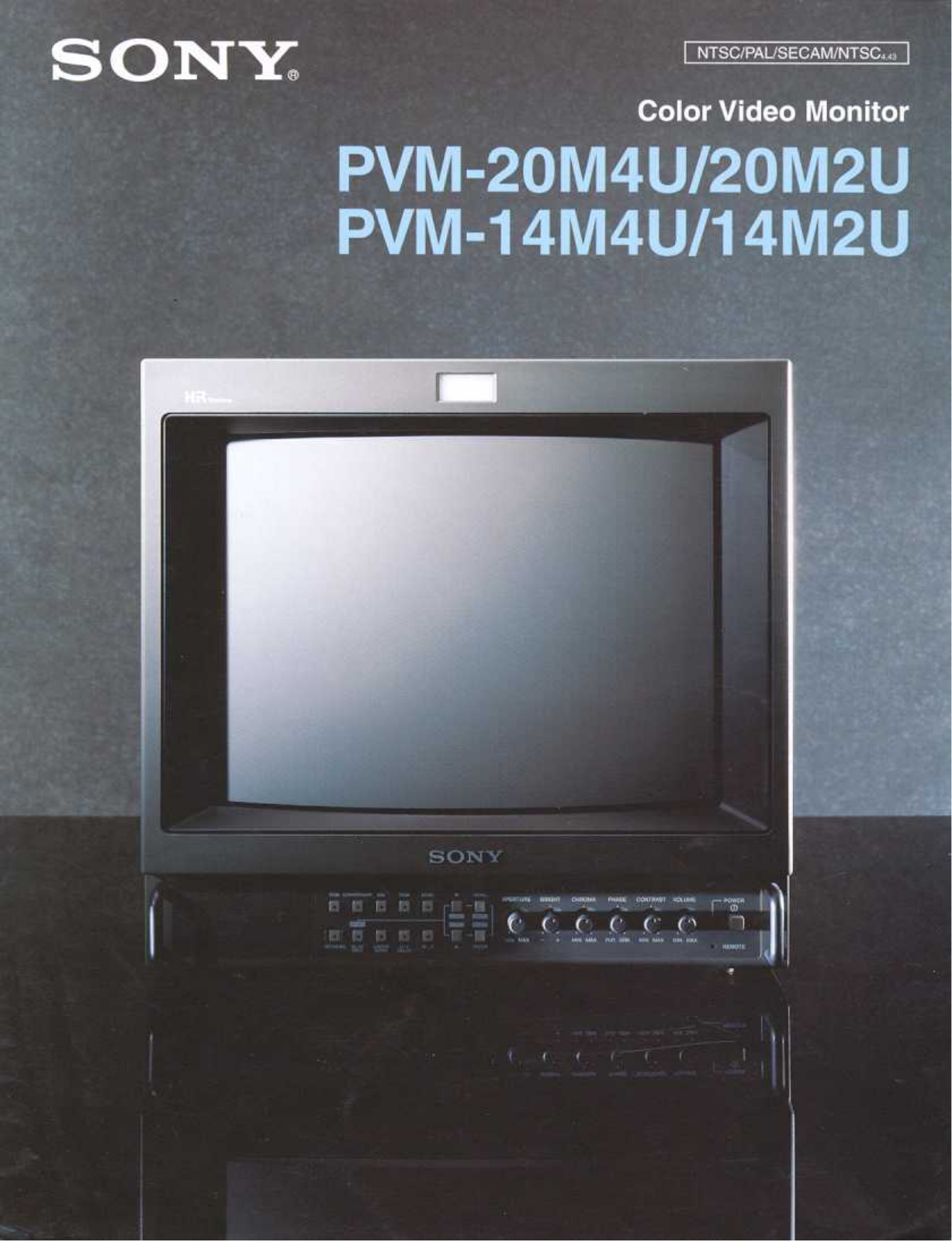 Sony PVM-20M4, PVM-20M2 Service Manual