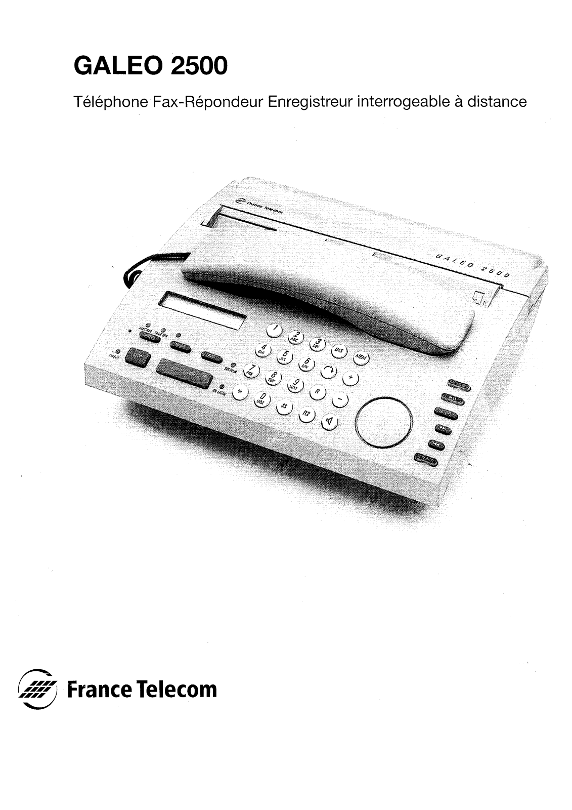 France telecom GALEO 2500 User Manual