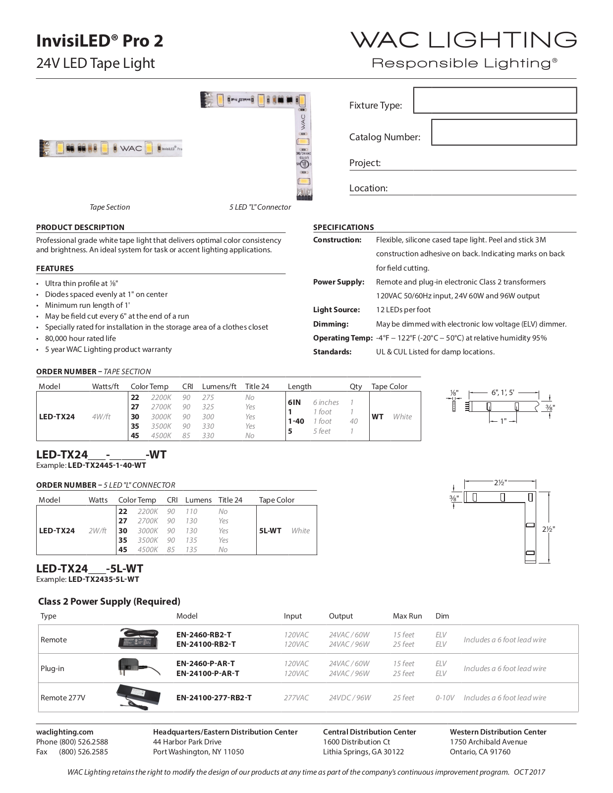 WAC Lighting XDMK2602 Specifications - ManualMachine.com