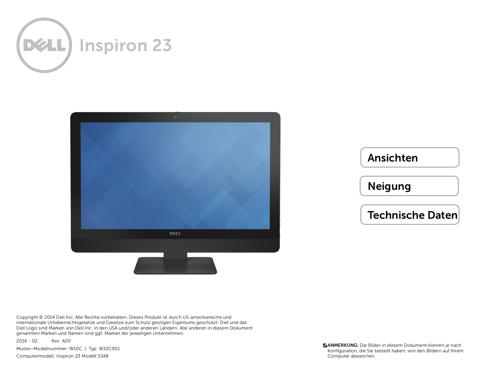 Dell Inspiron 5348 User Manual