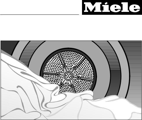Miele T 8400 C Softcare User manual