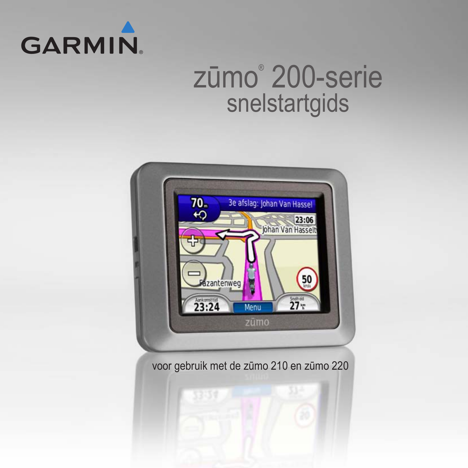 Garmin zūmo 220, zūmo 210 CE Quick Start Guide