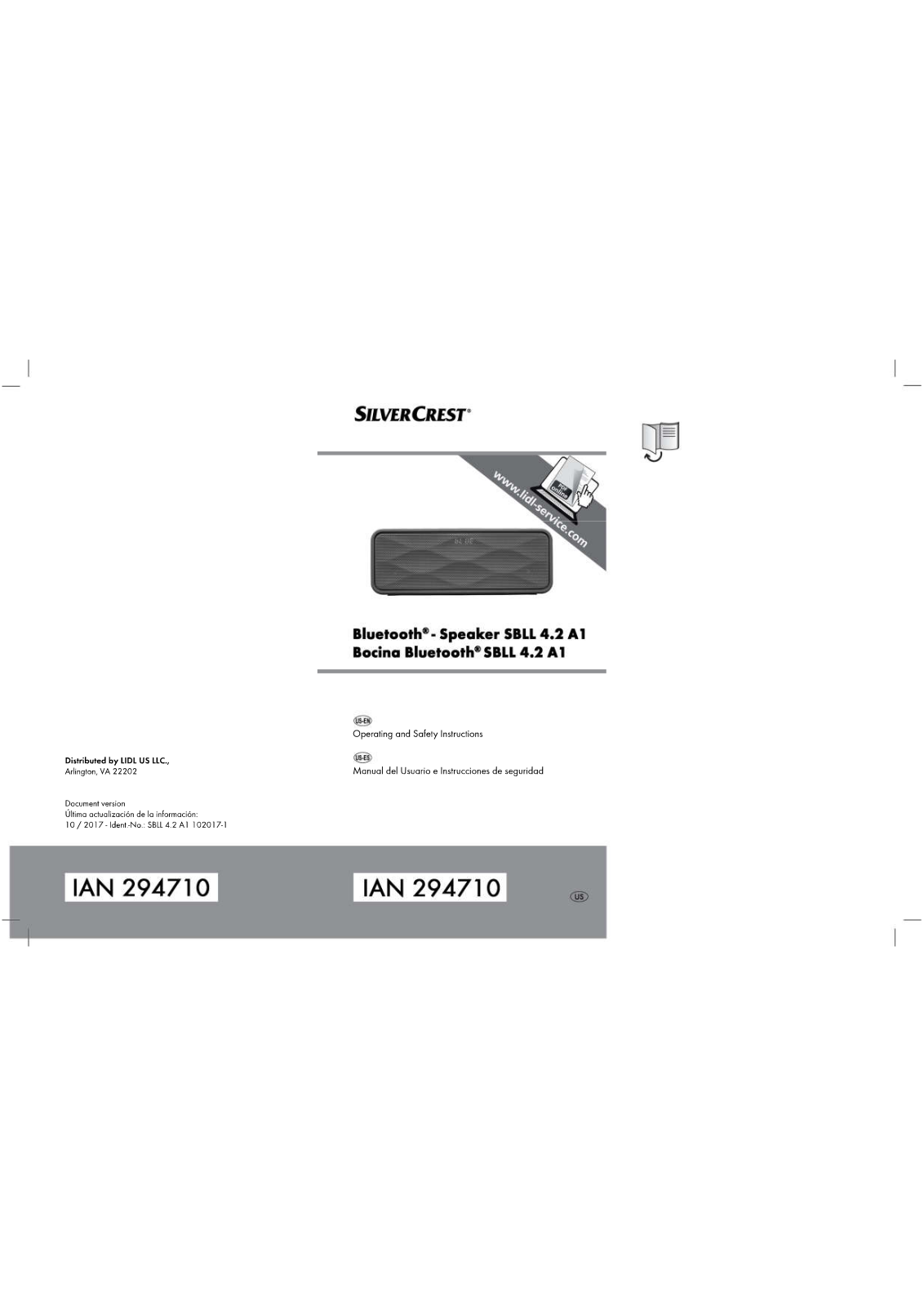 LIDL US SBLL42A1 User Manual