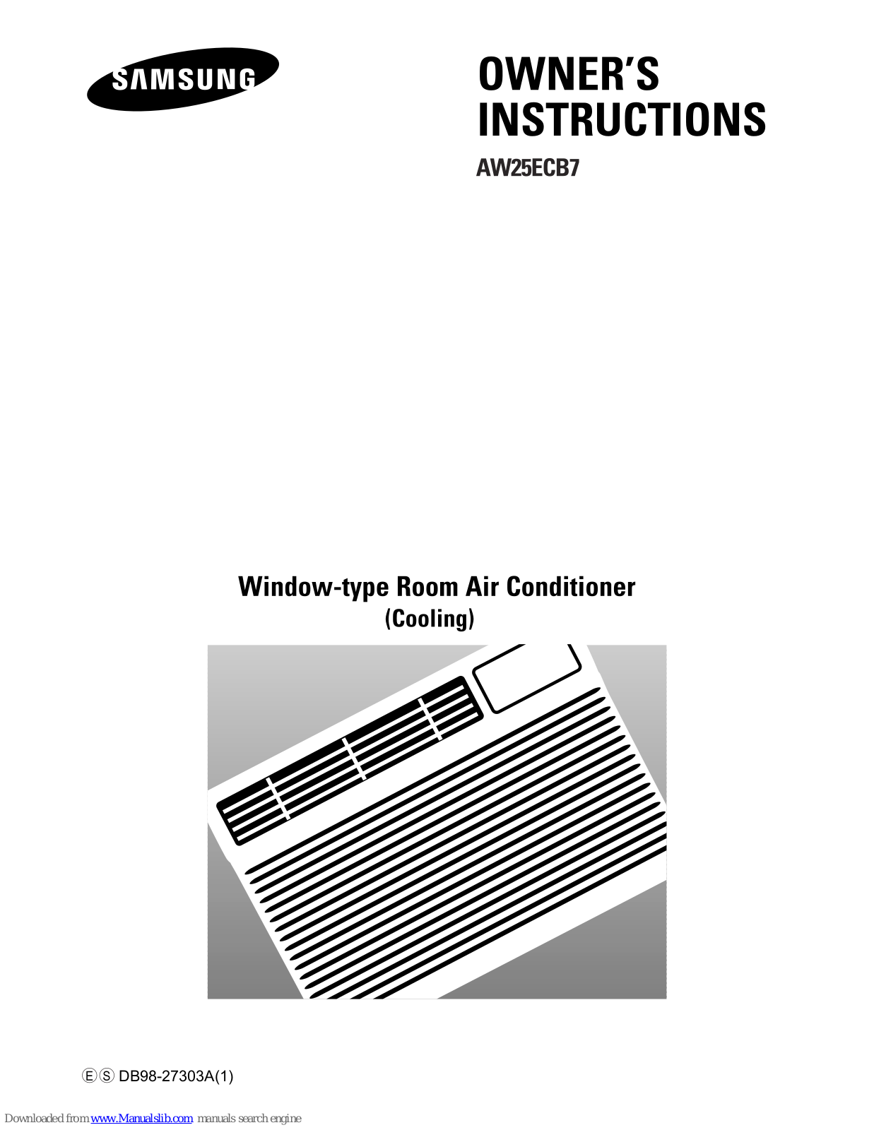 Samsung AW25ECB8 Owner's Instructions Manual