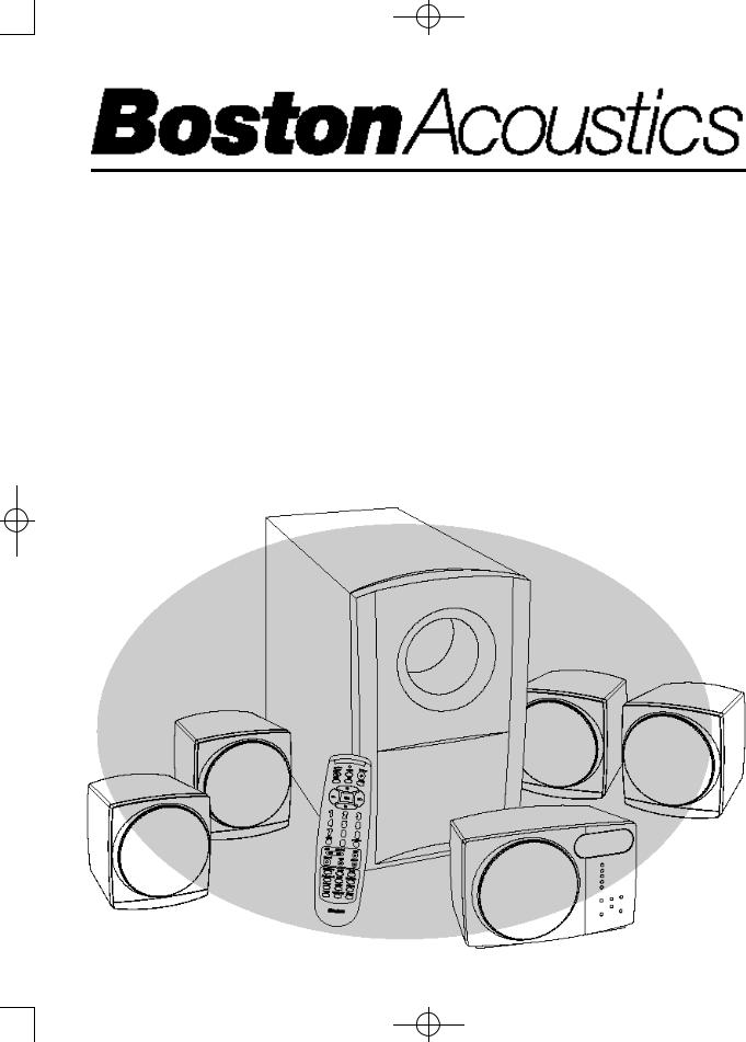 Boston Acoustics DT6000 User's Manual