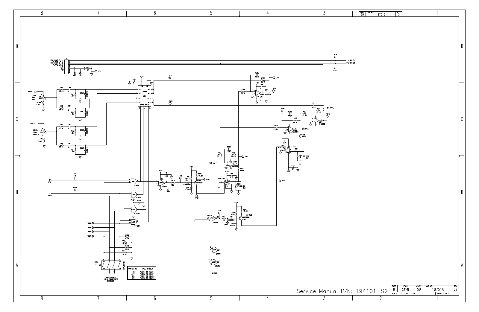 BOSE SD187516 2 2 Schematic