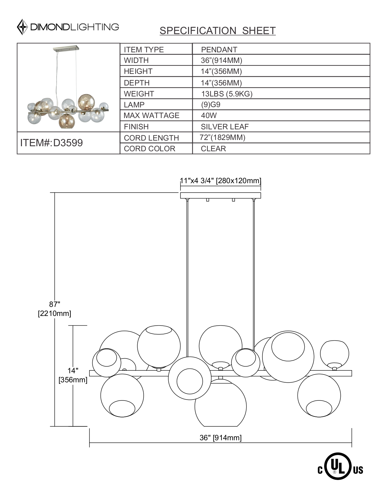 ELK Home D3599 User Manual