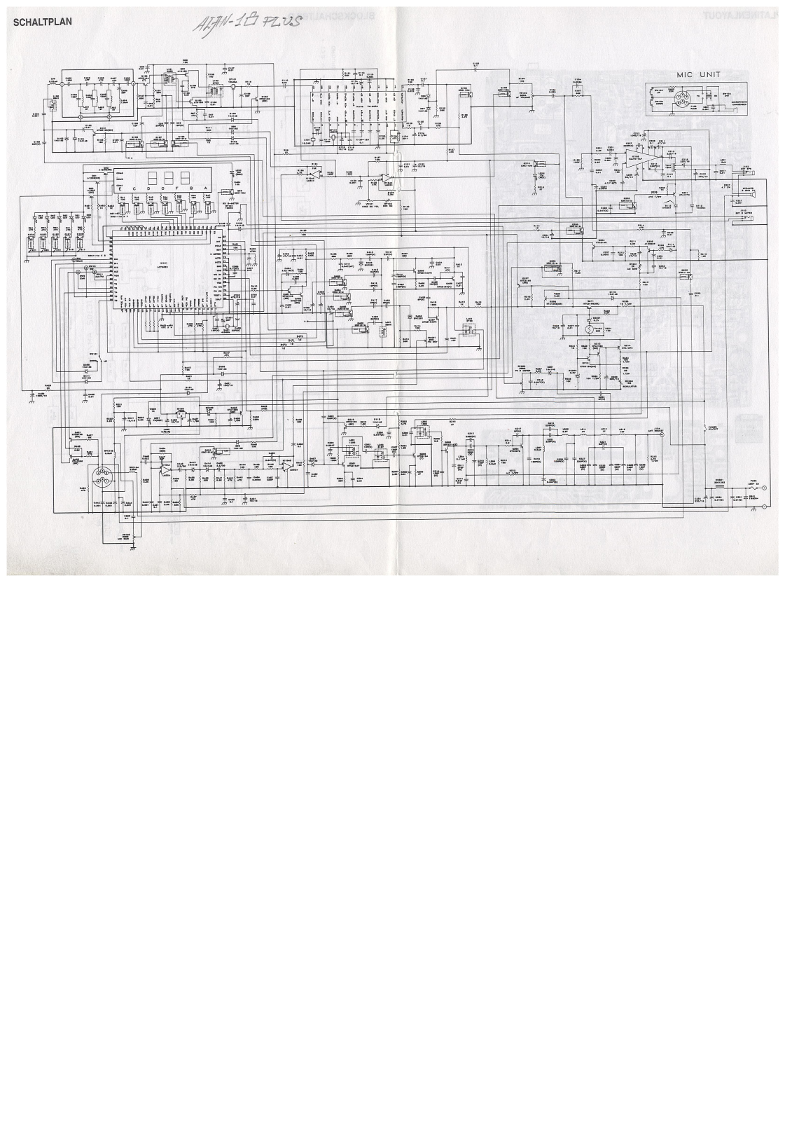 Alan 18 Plus schematics