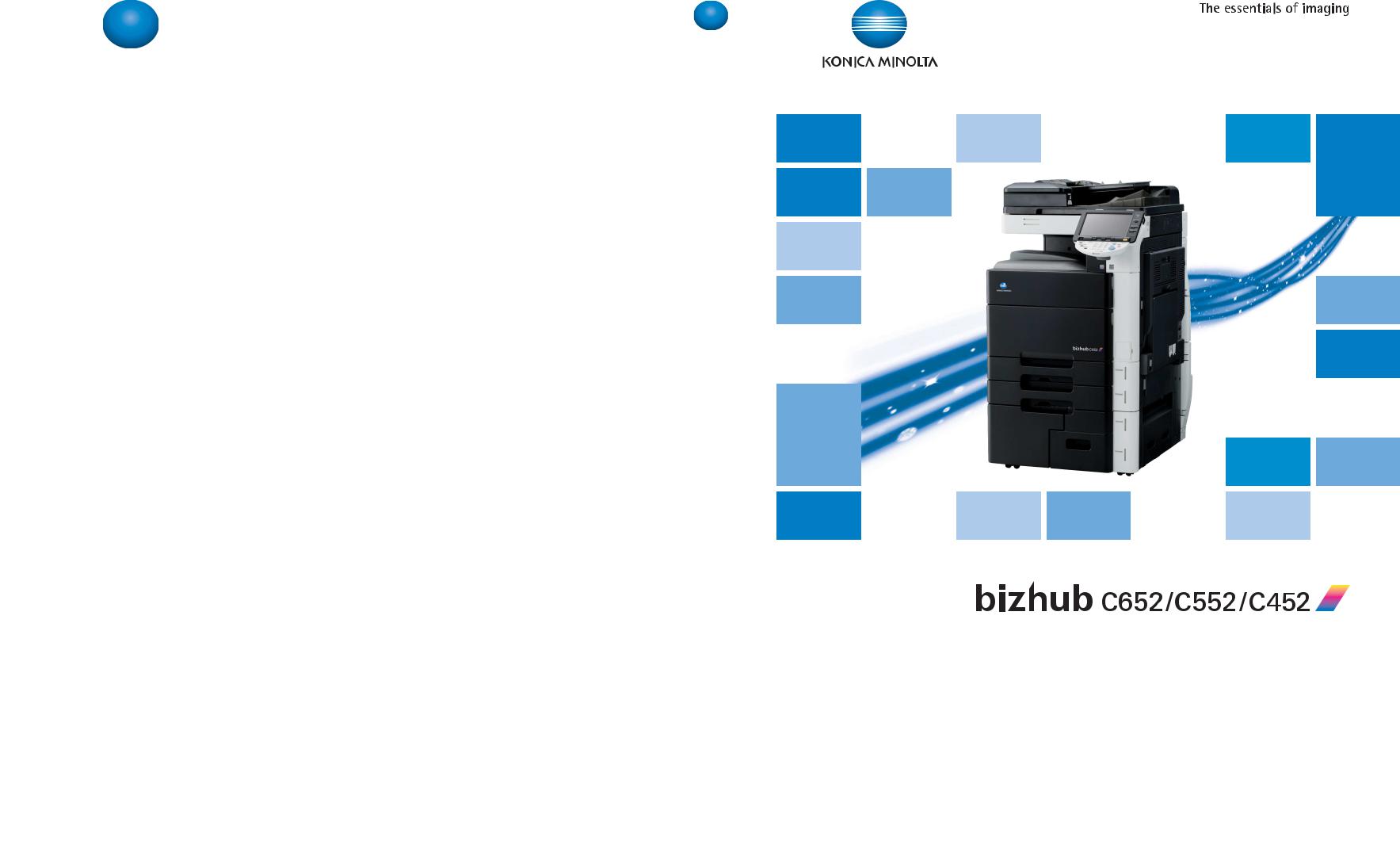 Konica minolta BIZHUB C452, BIZHUB C552, BIZHUB C652 User Manual