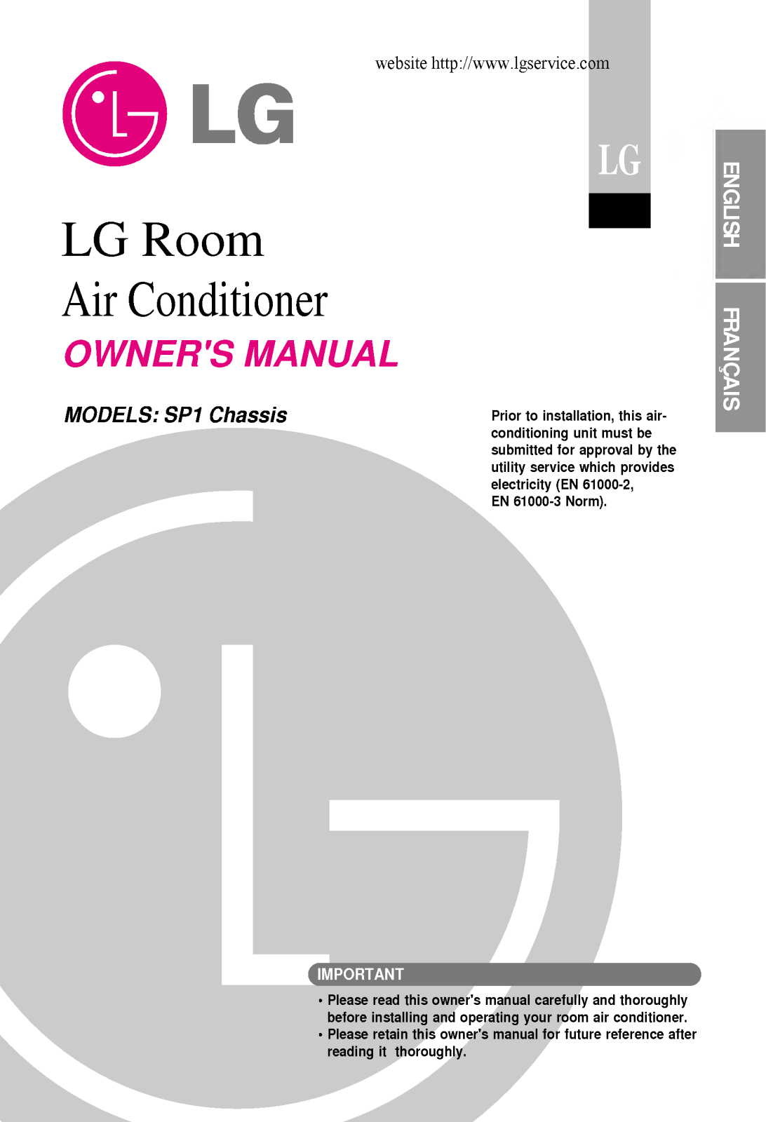 LG LS-H096PML1, LS-H126PDL1, LS-H096PBL1 User Manual