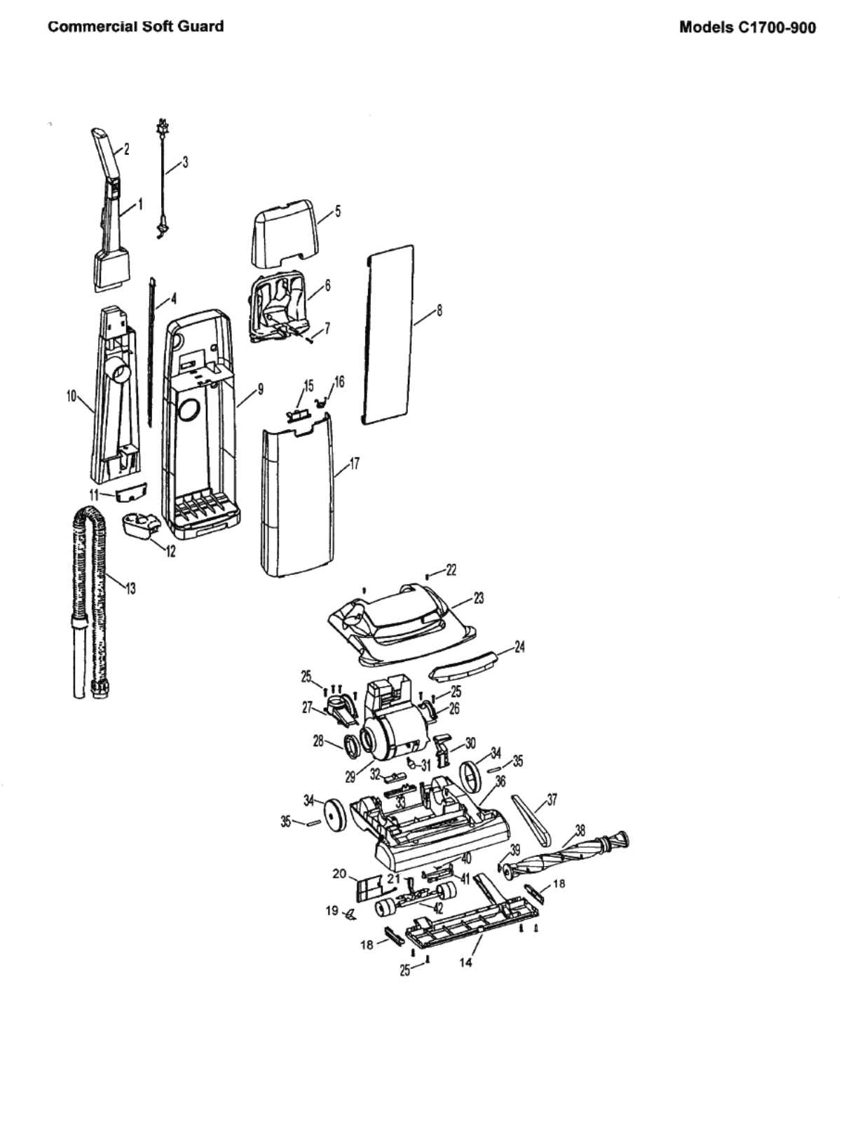 Hoover C1700-900 Owner's Manual