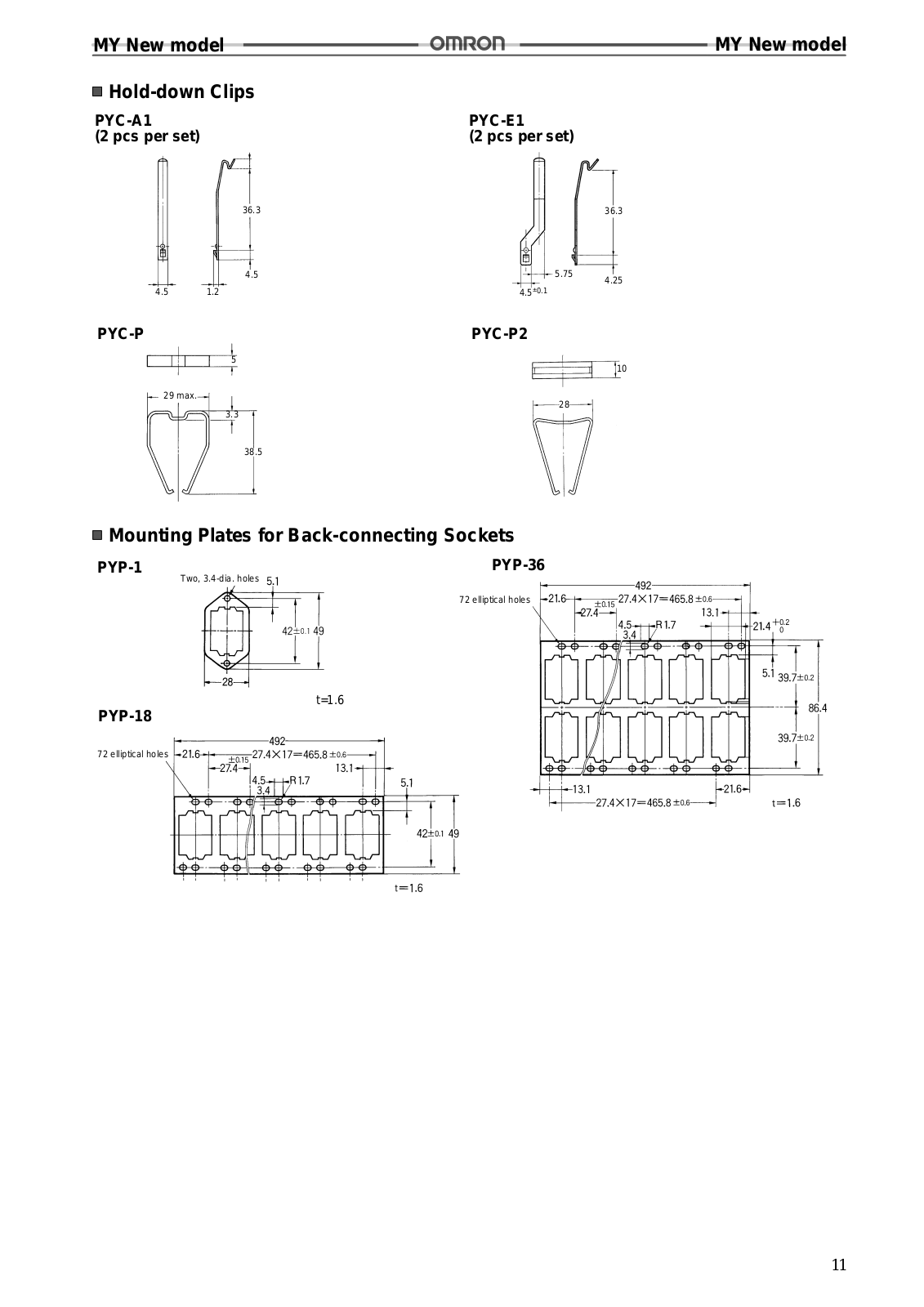 OMRON MY new User Manual