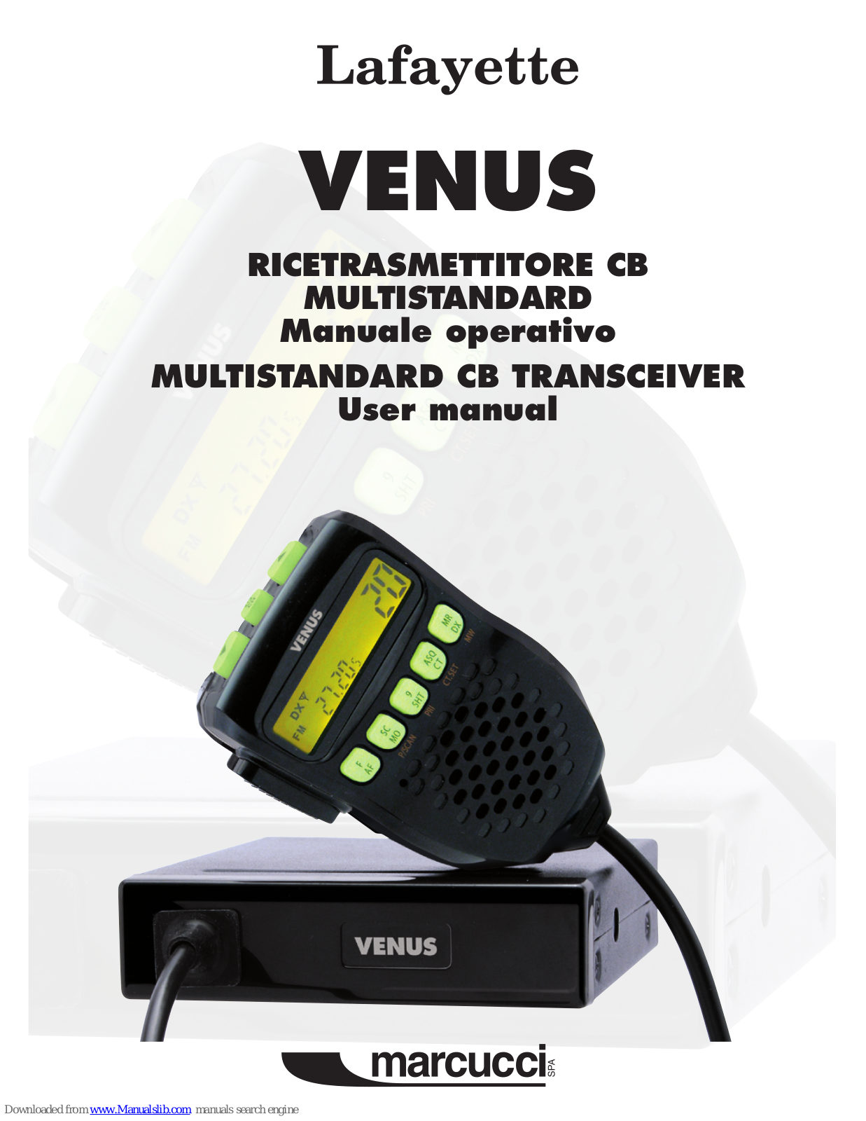 Lafayette VENUS User Manual