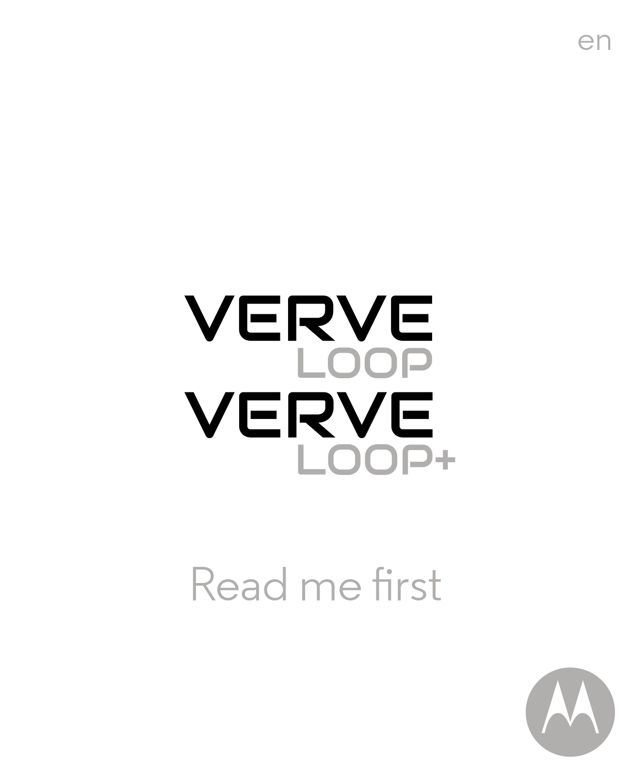 Verve LOOP Read Me First