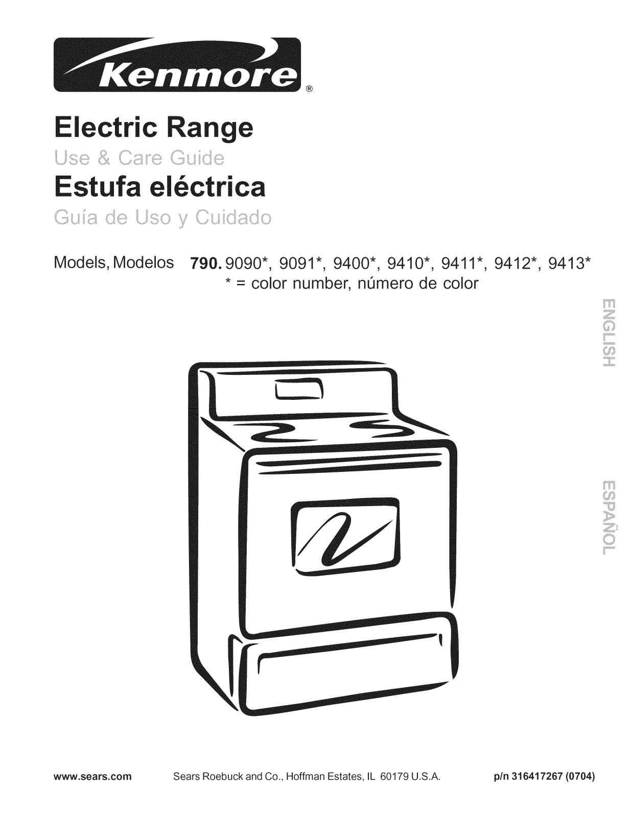 Kenmore 79094102700, 79094102701, 79094102702, 79094102703, 79094102704 Owner’s Manual